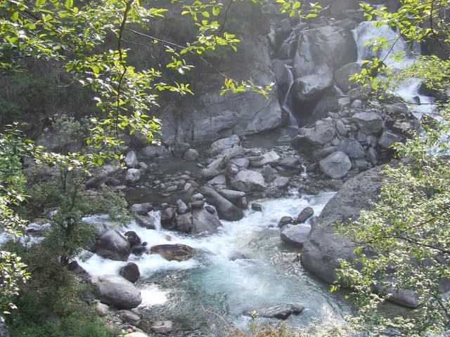 Sonprayag Waterfall