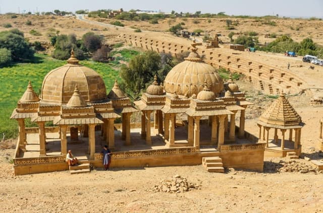 Bada Bagh Cenotaphs