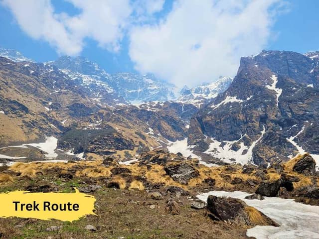 Pindari Glacier trek route
